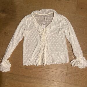 Never worn Anthropologie sheer shirt